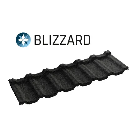 Blizzard - pokrycie dachowe z kruszywem skalnym kolor czarny Onyx